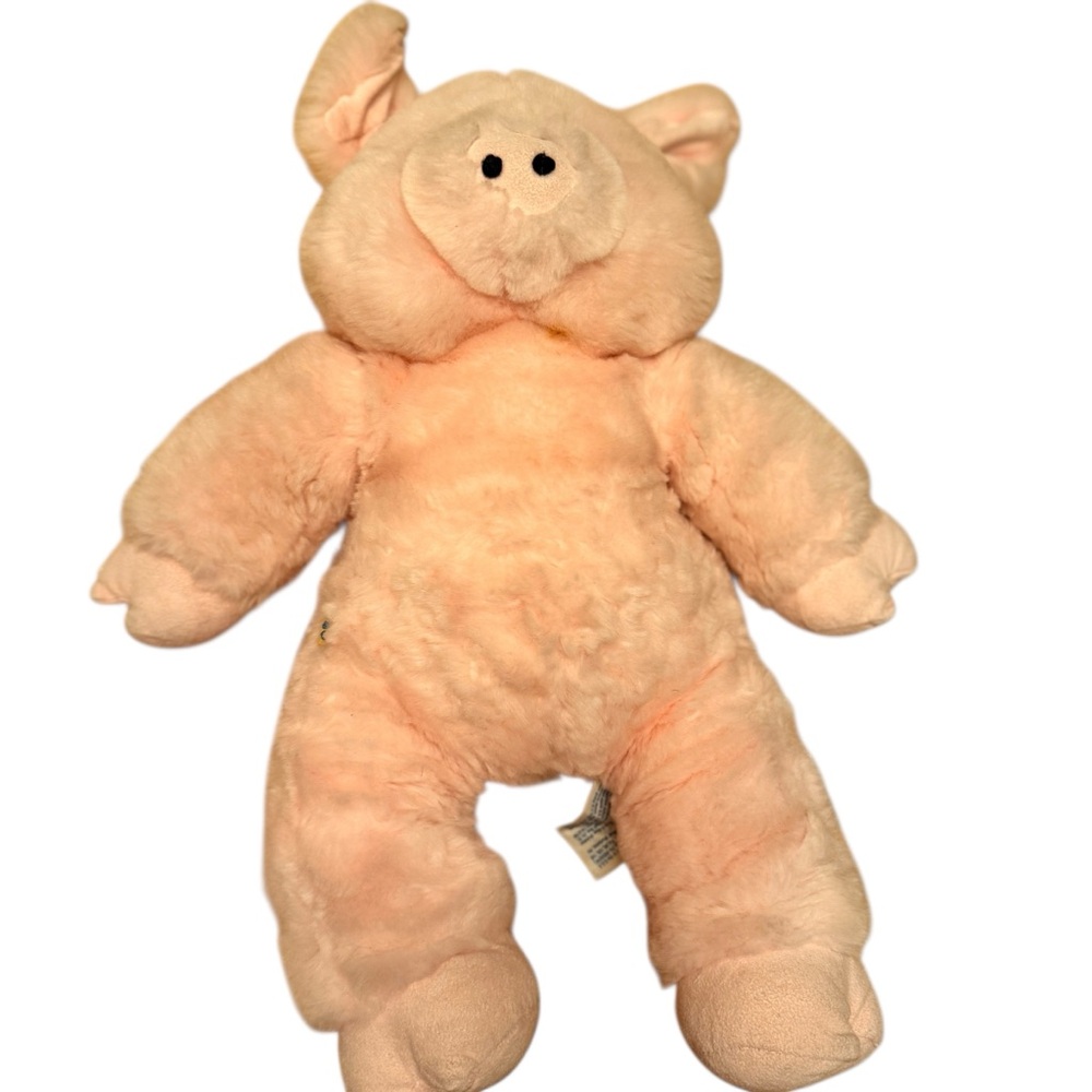 Build A Bear Pink Pig Plush Stuffed Animal Soft Classic Cuddly Toy 16” in GUC - Picture 4 of 9